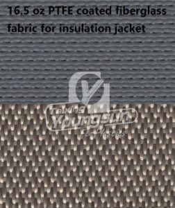 PTFE coated fabric for insulation jacket